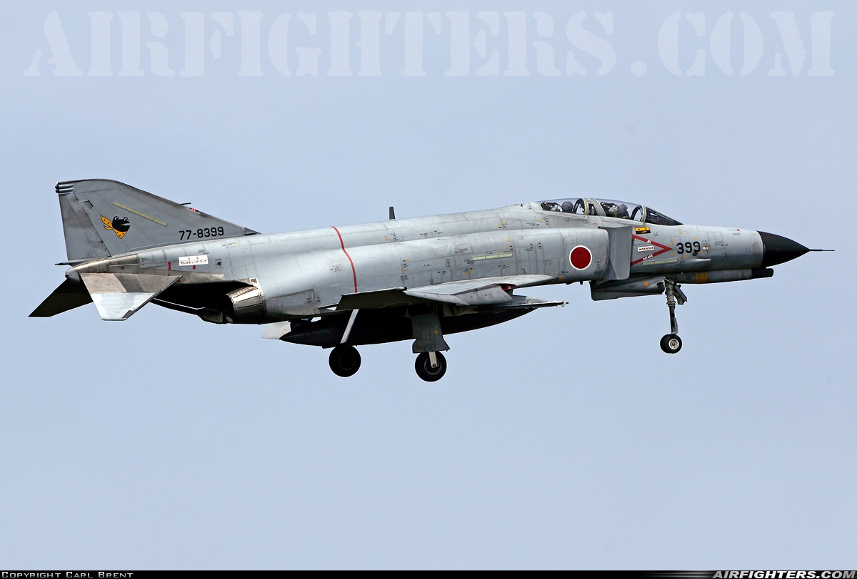 Japan - Air Force McDonnell Douglas F-4EJ Phantom II 77-8399 at Nyutabaru (RJFN), Japan