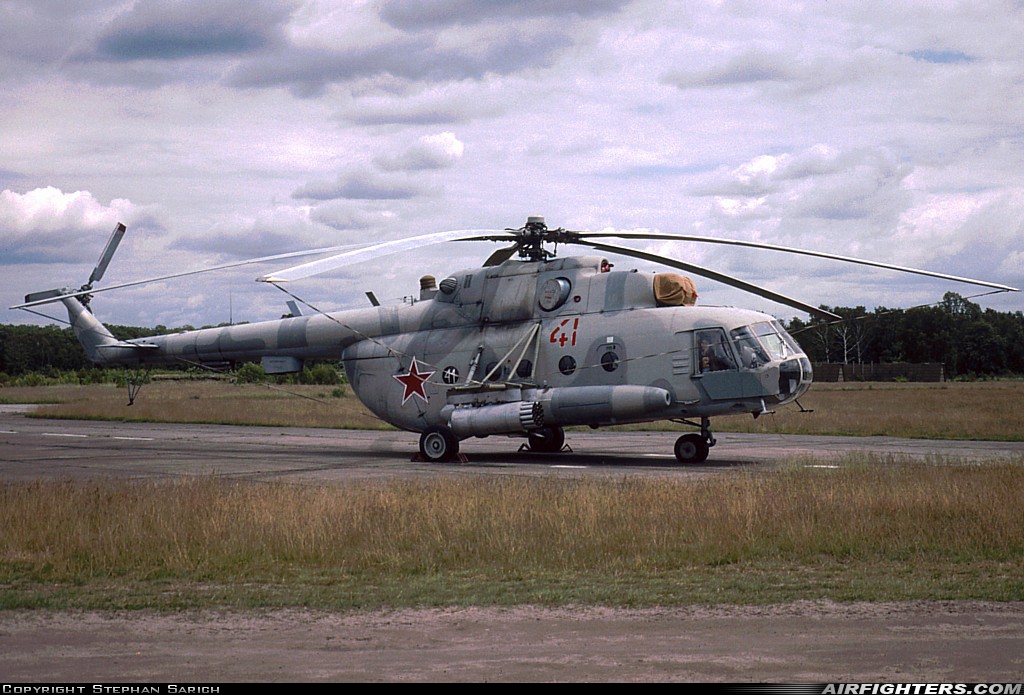 Russia - Air Force Mil Mi-8MTV 41 RED at Oranienburg, Germany