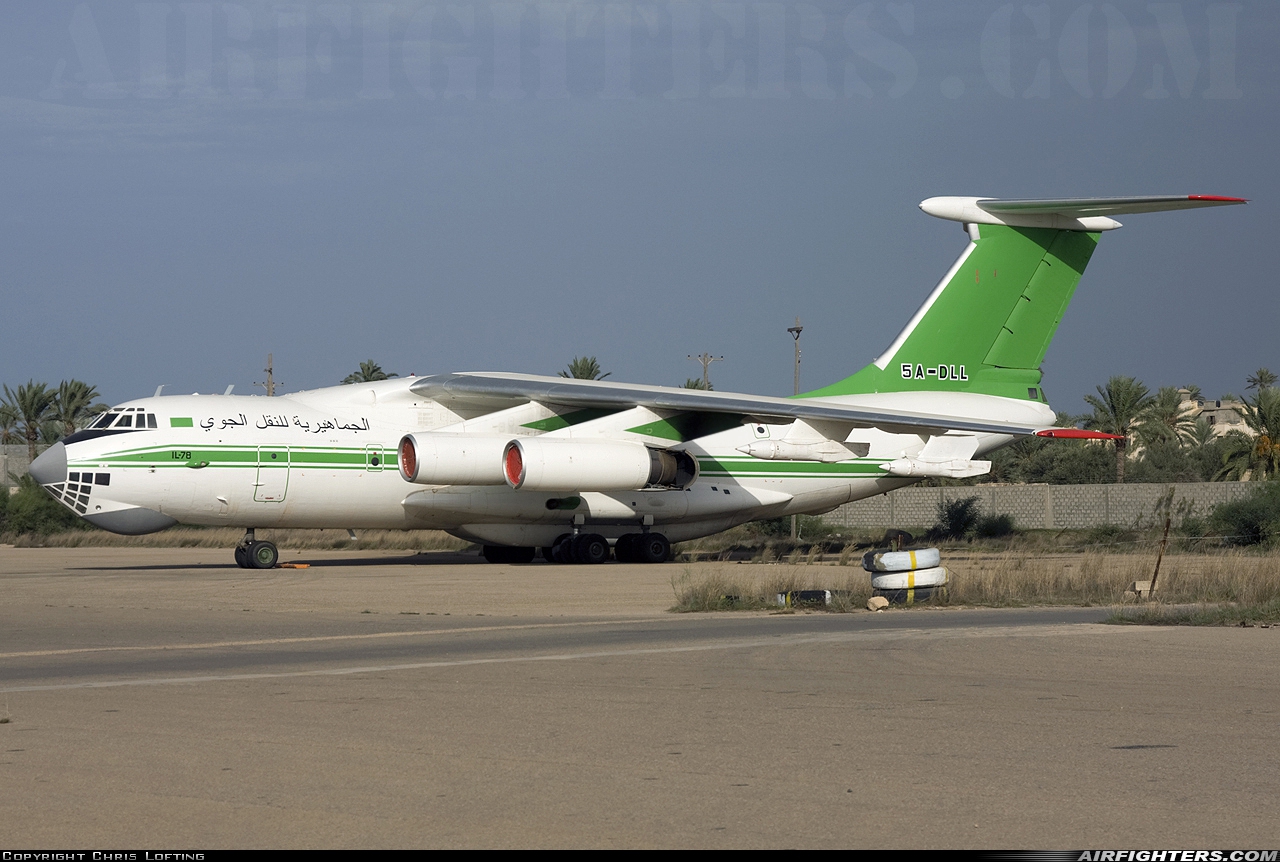 Libya - Air Force Ilyushin IL-78 5A-DLL at Tripoli - Mitiga (MJI / HLLM), Libya