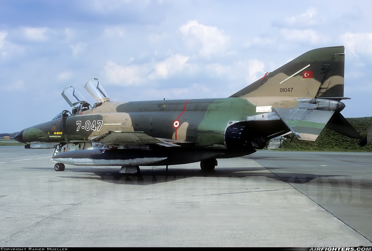 Türkiye - Air Force McDonnell Douglas F-4E Phantom II 01047 at Hopsten (Rheine -) (ETNP), Germany