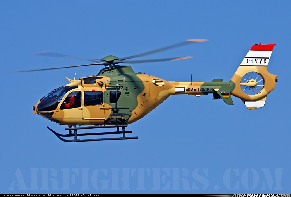 Iraq - Army Eurocopter EC-635T2+ D-HYYD at Donauwörth (EDPR), Germany