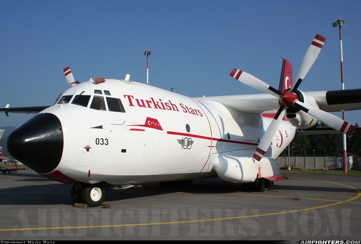 Türkiye - Air Force Transport Allianz C-160D 69-033 at Sliac (LZSL), Slovakia