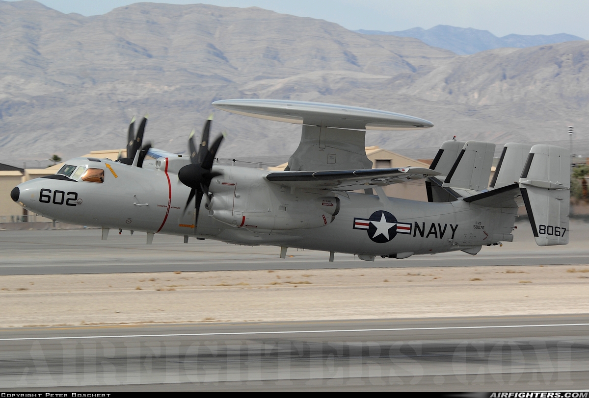 USA - Navy Grumman E-2D Advanced Hawkeye 168076 at Las Vegas - Nellis AFB (LSV / KLSV), USA