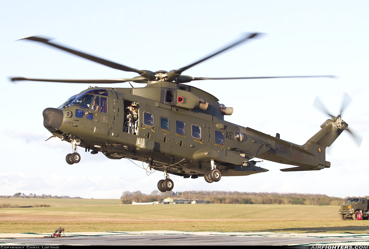 UK - Air Force AgustaWestland Merlin HC3A (Mk512) ZJ998 at Netheravon (EGDN), UK