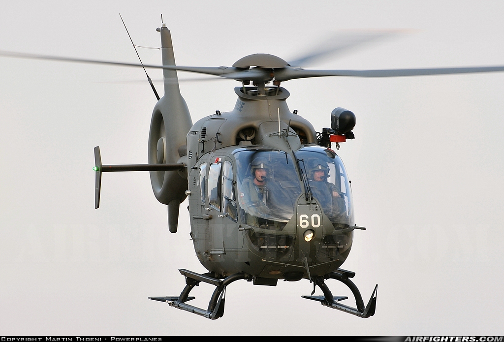 Switzerland - Air Force Eurocopter TH05 (EC-635P2+) T-360 at Grenchen (LSZG), Switzerland