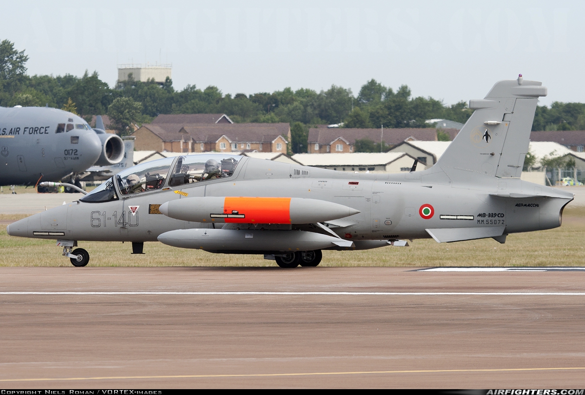 Italy - Air Force Aermacchi MB-339CD MM55072 at Fairford (FFD / EGVA), UK