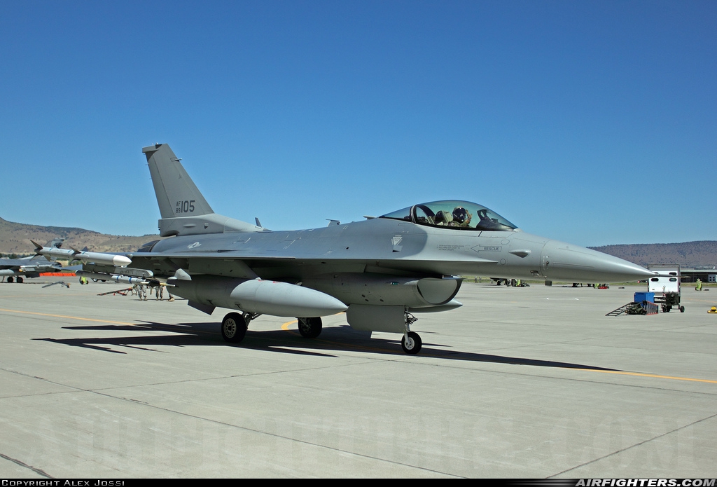 USA - Air Force General Dynamics F-16C Fighting Falcon 89-2105 at Klamath Falls - Kingsley Field (LMT / KLMT), USA