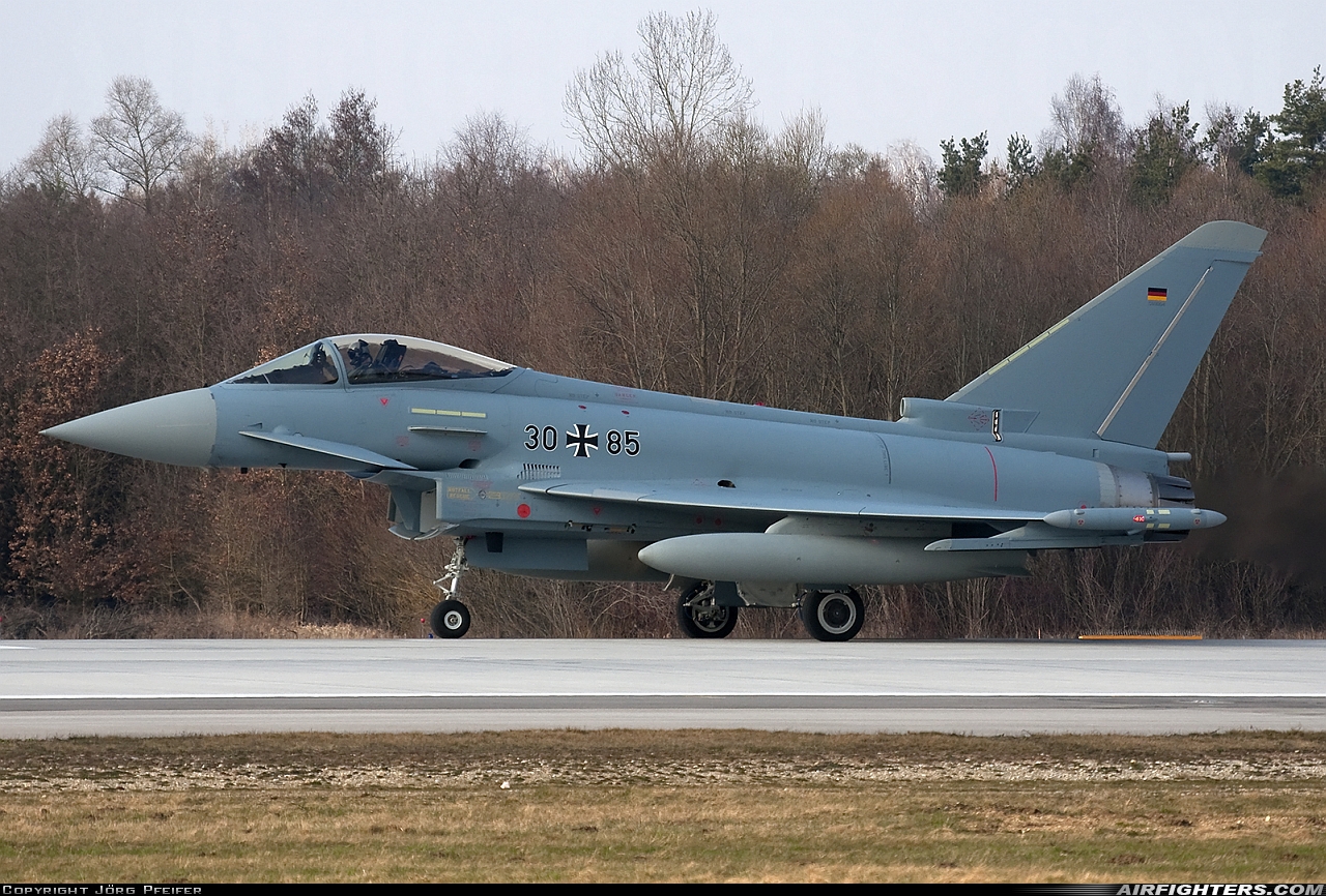 Germany - Air Force Eurofighter EF-2000 Typhoon S 30+85 at Ingolstadt - Manching (ETSI), Germany