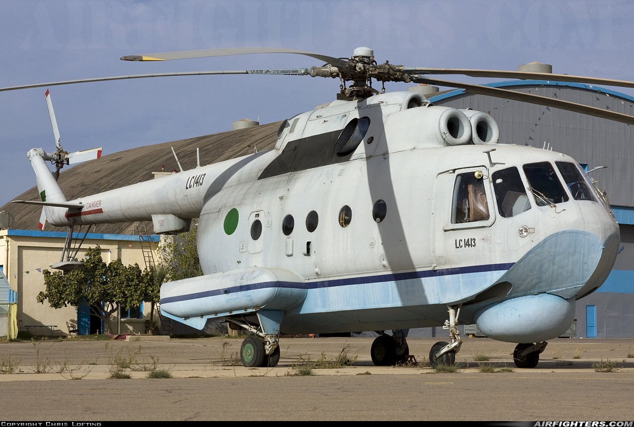 Libya - Air Force Mil Mi-14PL LC-1413 at Tripoli - Mitiga (MJI / HLLM), Libya