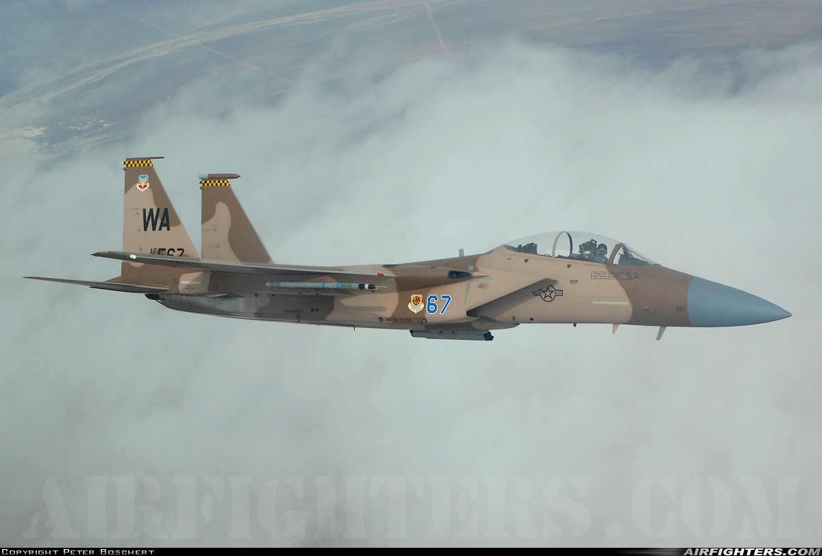 USA - Air Force McDonnell Douglas F-15D Eagle 78-0567 at In Flight, USA