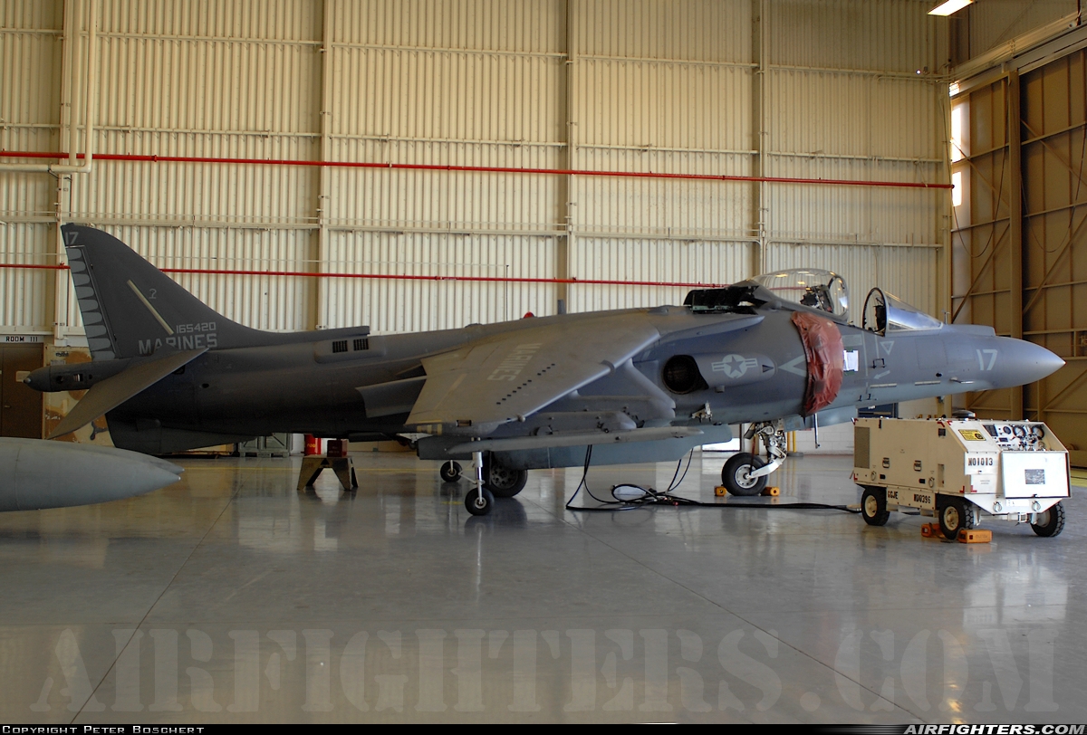 USA - Marines McDonnell Douglas AV-8B+ Harrier ll 165420 at Yuma - MCAS / Int. (NYL / KNYL), USA