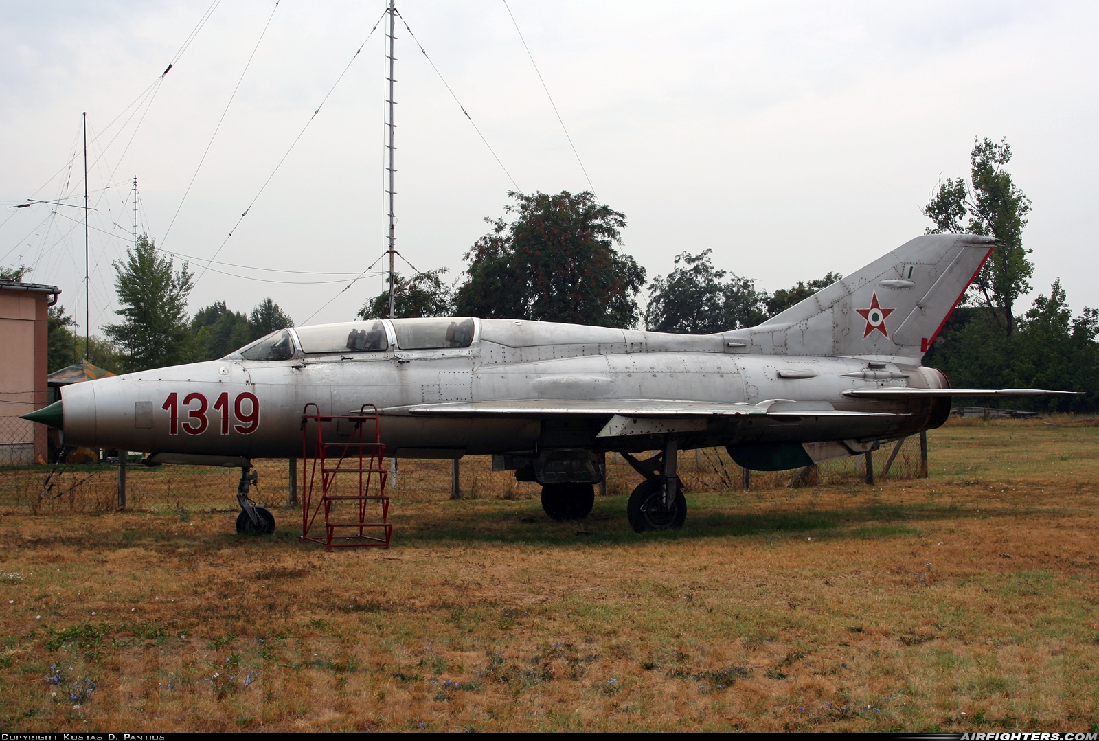 Hungary - Air Force Mikoyan-Gurevich MiG-21U-400 1319 at Szolnok (LHSN), Hungary