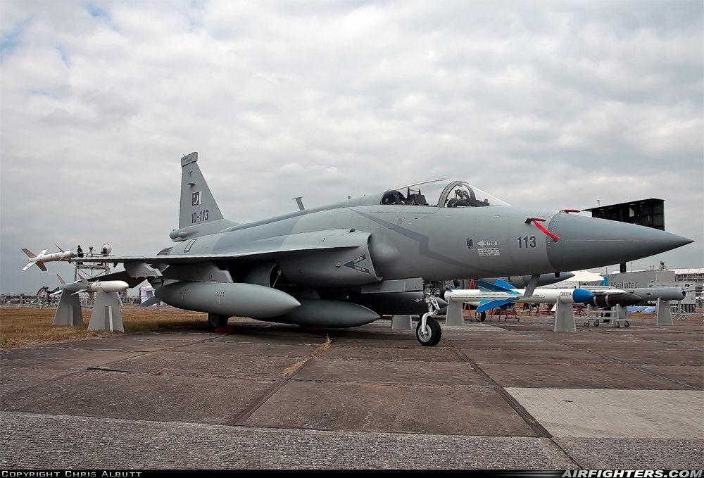 Pakistan - Air Force Pakistan Aeronautical Complex JF-17 Thunder 10-113 at Farnborough (FAB / EGLF), UK