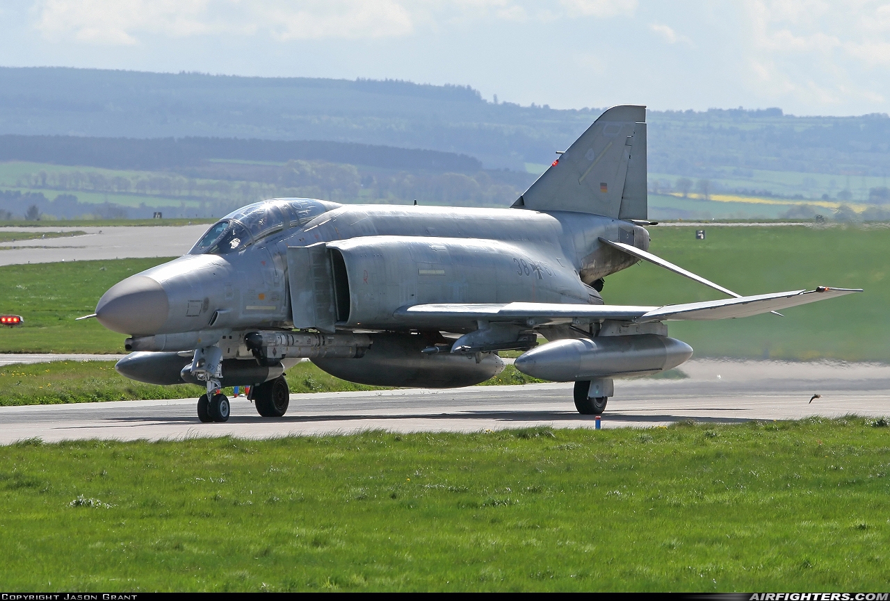 Germany - Air Force McDonnell Douglas F-4F Phantom II 38+67 at Lossiemouth (LMO / EGQS), UK