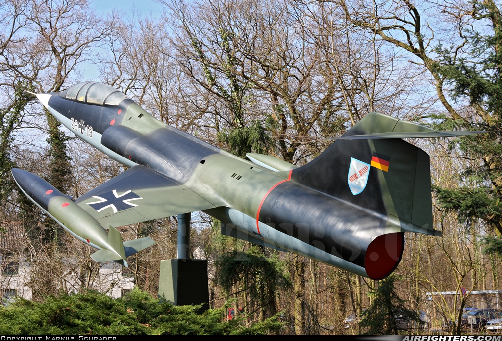 Germany - Air Force Lockheed F-104F Starfighter 29+19 at Off-Airport - Kerpen, Germany