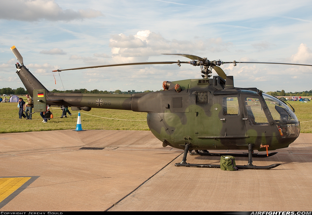Germany - Army MBB Bo-105P1A1 87+66 at Fairford (FFD / EGVA), UK