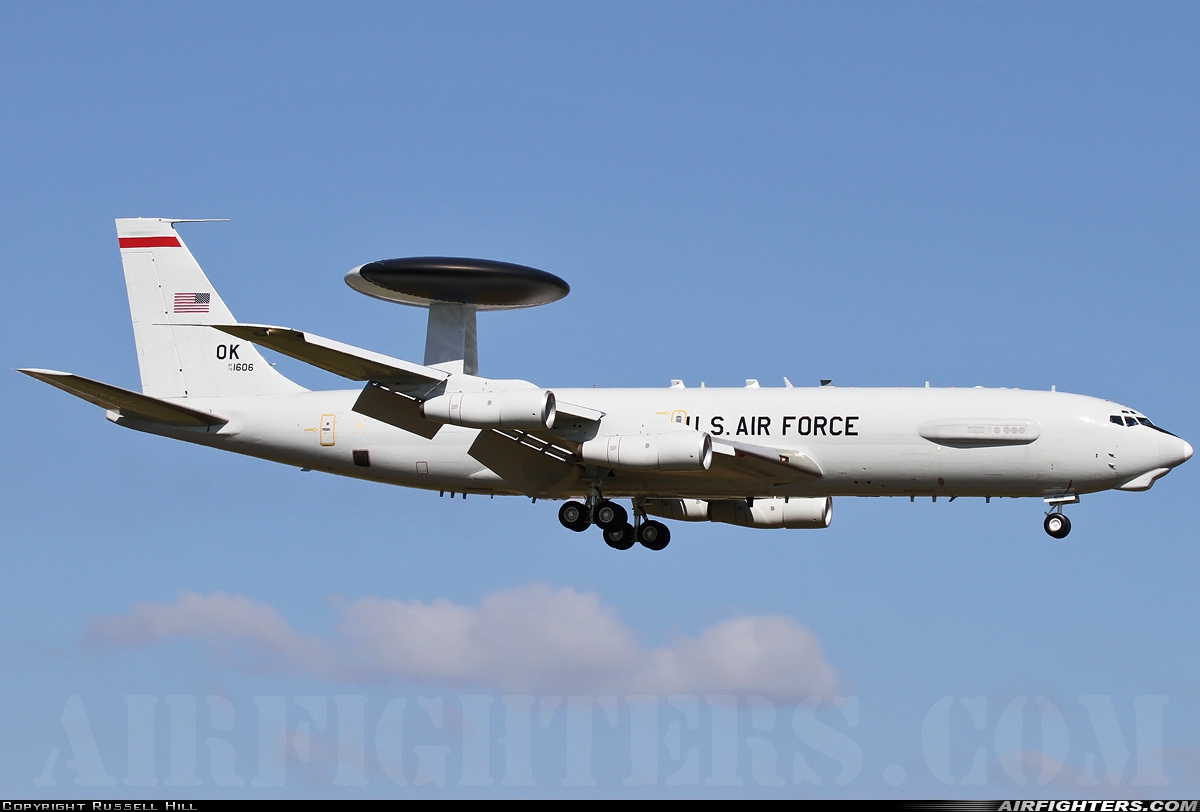 USA - Air Force Boeing E-3B Sentry (707-300) 76-1606 at Tacoma - McChord AFB (TCM / KTCM), USA