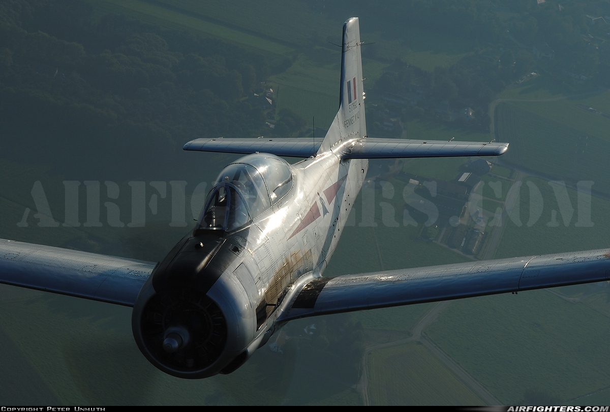Private North American T-28A Fennec G-TROY at In Flight, Belgium