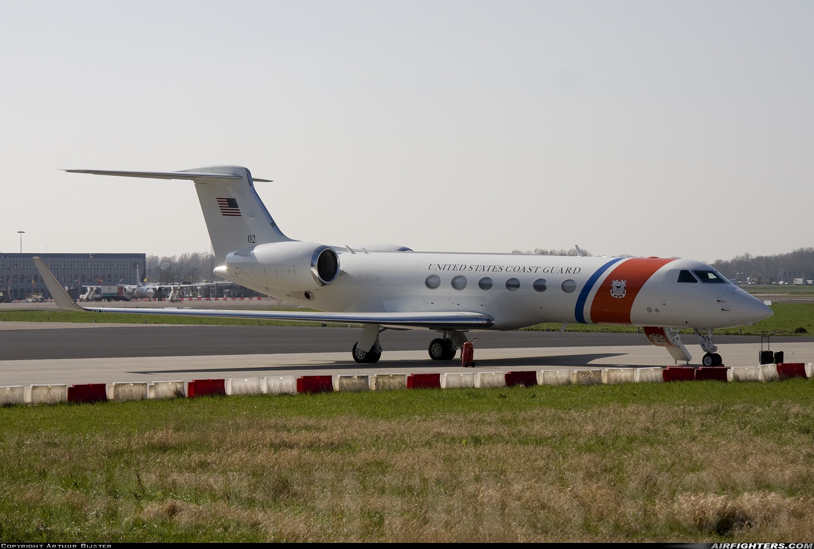 USA - Coast Guard Gulfstream Aerospace C-37A (G550) 02 at Rotterdam (- Zestienhoven) (RTM / EHRD), Netherlands