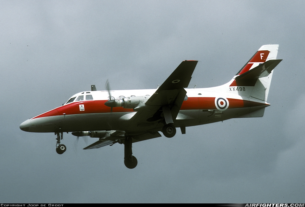 UK - Air Force Scottish Aviation HP-137 Jetstream T1 XX498 at Brize Norton (BZZ / EGVN), UK