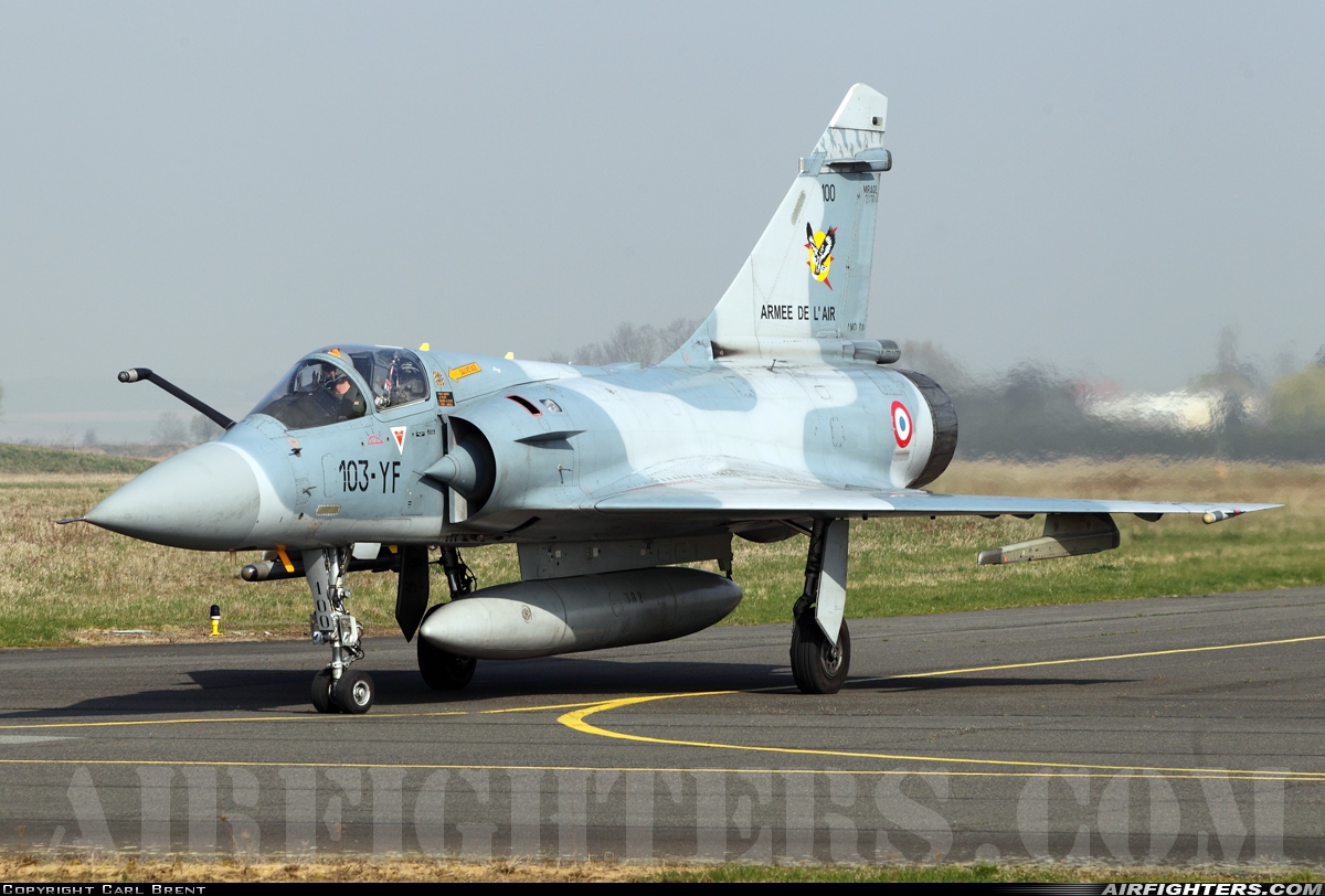 France - Air Force Dassault Mirage 2000C 100 at Cambrai - Epinoy (LFQI), France