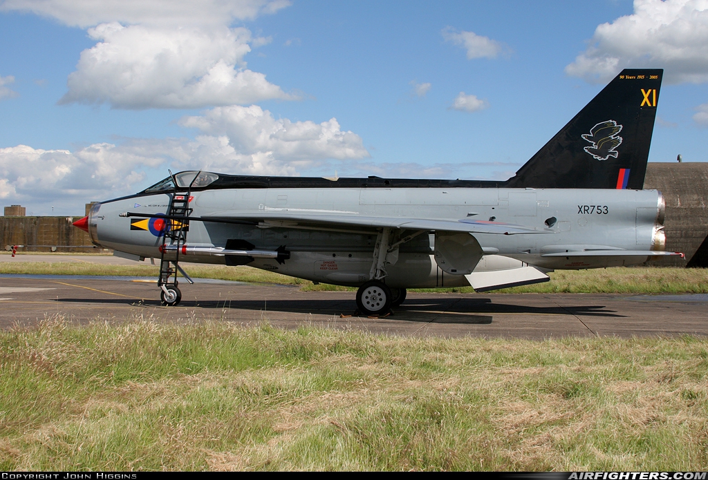 UK - Air Force English Electric Lightning F6 XR753 at Coningsby (EGXC), UK