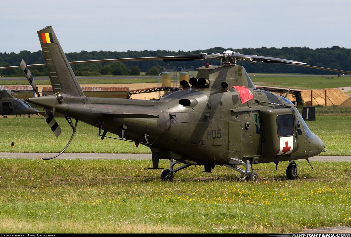 Belgium - Army Agusta A-109HO (A-109BA) H05 at Florennes (EBFS), Belgium