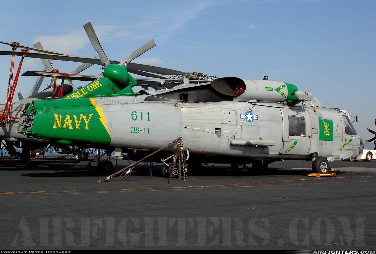 USA - Navy Sikorsky SH-60F Ocean Hawk (S-70B-4) 164801 at Off-Airport - Mediterranean Sea, International Airspace