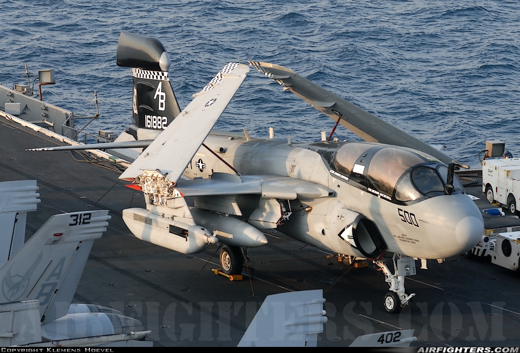 USA - Navy Grumman EA-6B Prowler (G-128) 161882 at Off-Airport - Mediterranean Sea, International Airspace
