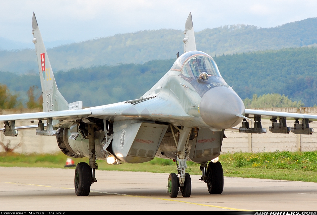 Slovakia - Air Force Mikoyan-Gurevich MiG-29A (9.12A) 6124 at Sliac (LZSL), Slovakia
