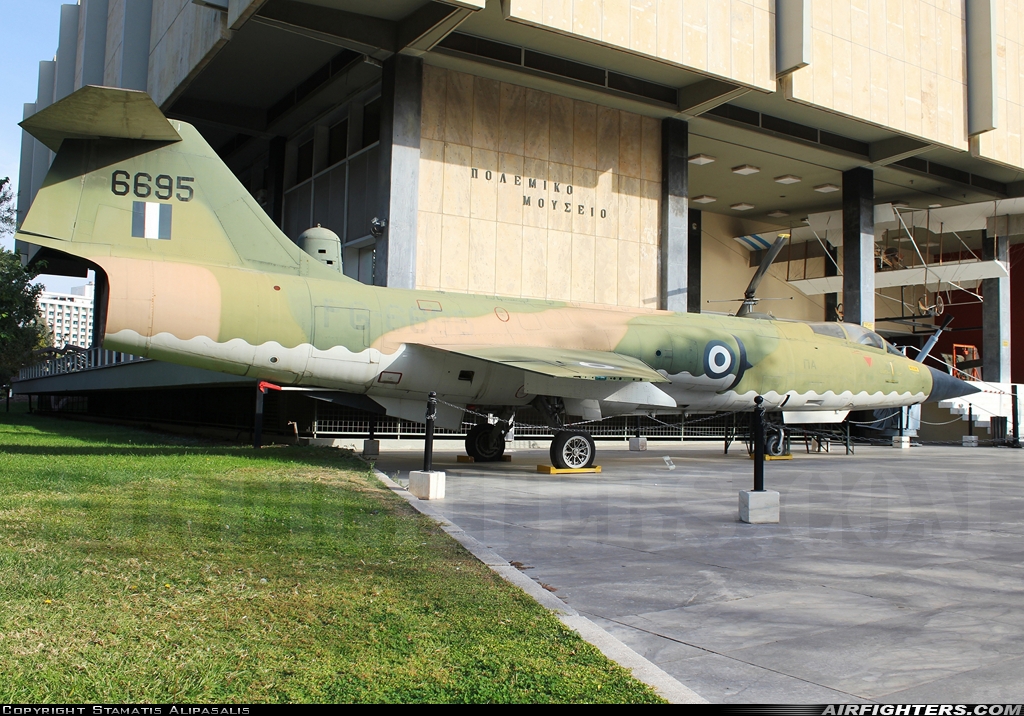 Greece - Air Force Lockheed F-104G Starfighter 6695 at Off-Airport - Athens, Greece