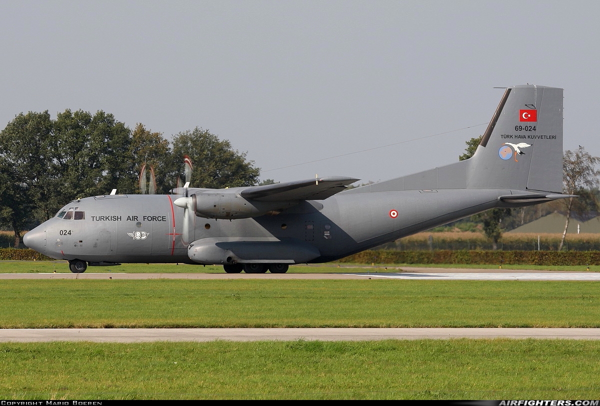 Türkiye - Air Force Transport Allianz C-160D 69-024 at Uden - Volkel (UDE / EHVK), Netherlands