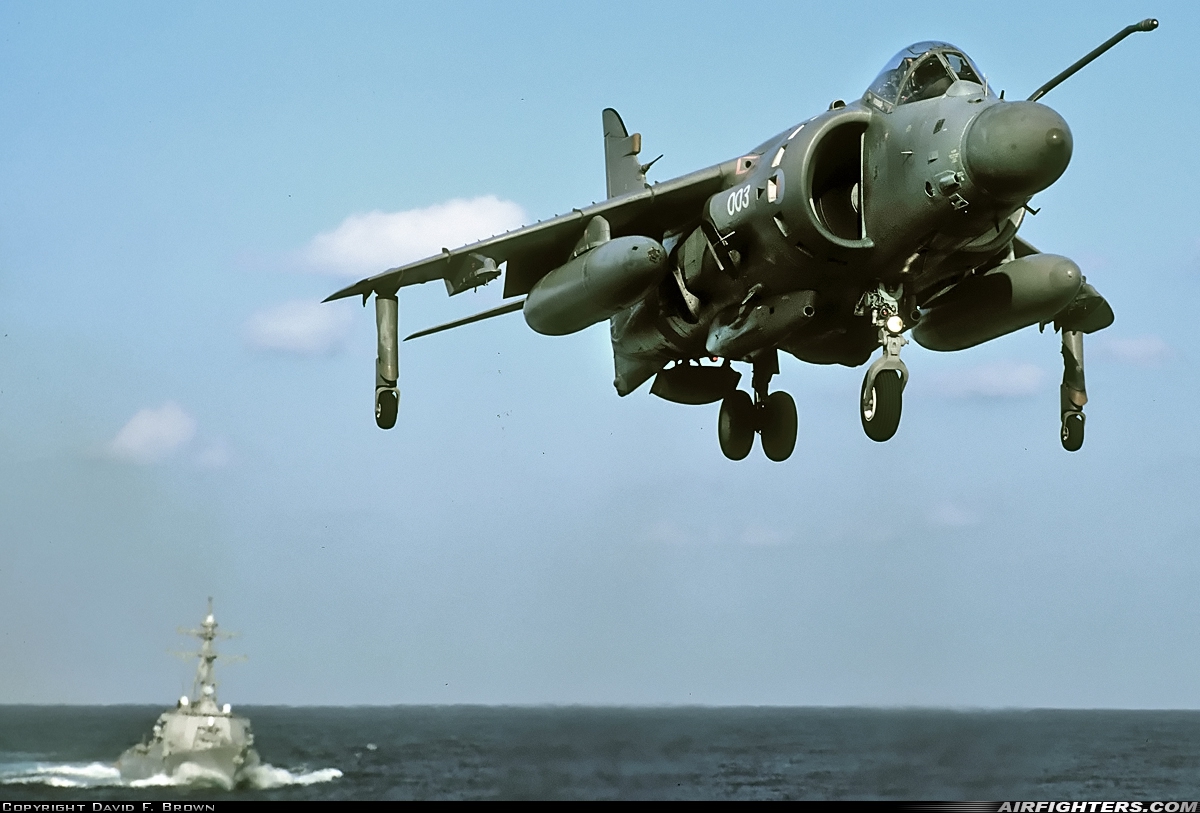 UK - Navy British Aerospace Sea Harrier FA.2 ZE690 at Off-Airport - Atlantic Ocean, International Airspace