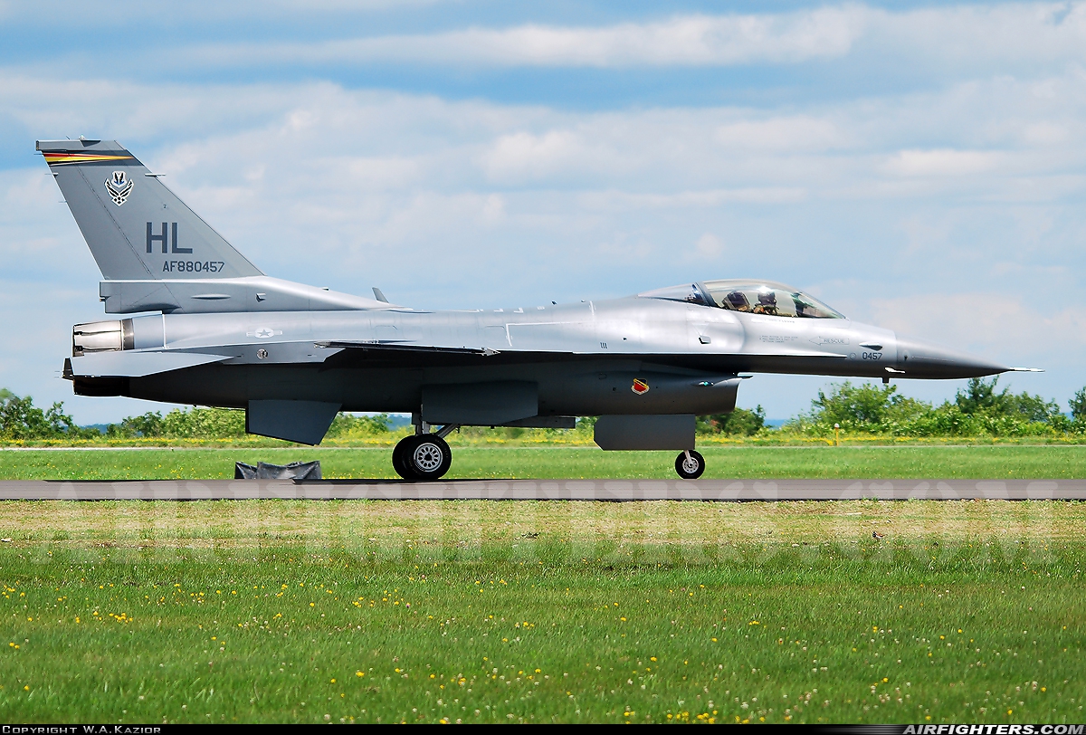 USA - Air Force General Dynamics F-16C Fighting Falcon 88-0457 at Binghamton Regional - Edwin A Link Field (BGM / KBGM), USA