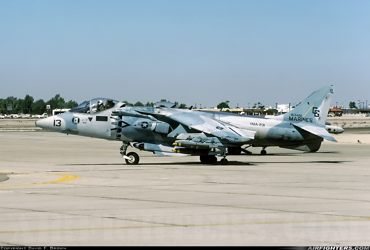 USA - Marines McDonnell Douglas AV-8B Harrier II 163426 at Yuma - MCAS / Int. (NYL / KNYL), USA