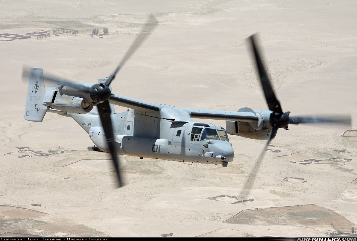 USA - Marines Bell / Boeing MV-22B Osprey 166724 at Off-Airport - Helmand, Afghanistan