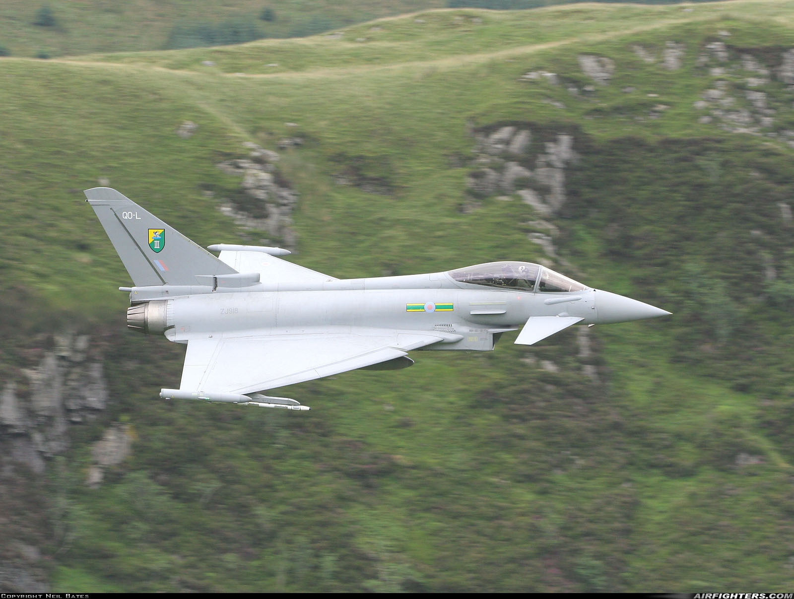 UK - Air Force Eurofighter Typhoon F2 ZJ918 at Off-Airport - Machynlleth Loop Area, UK