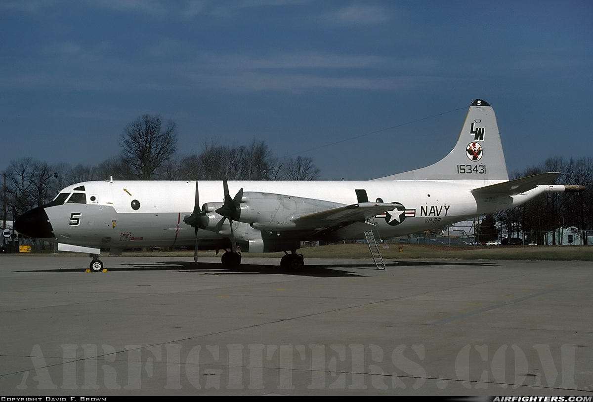 USA - Navy Lockheed P-3B Orion 153431 at Camp Springs - Andrews AFB (Washington NAF) (ADW / NSF / KADW), USA
