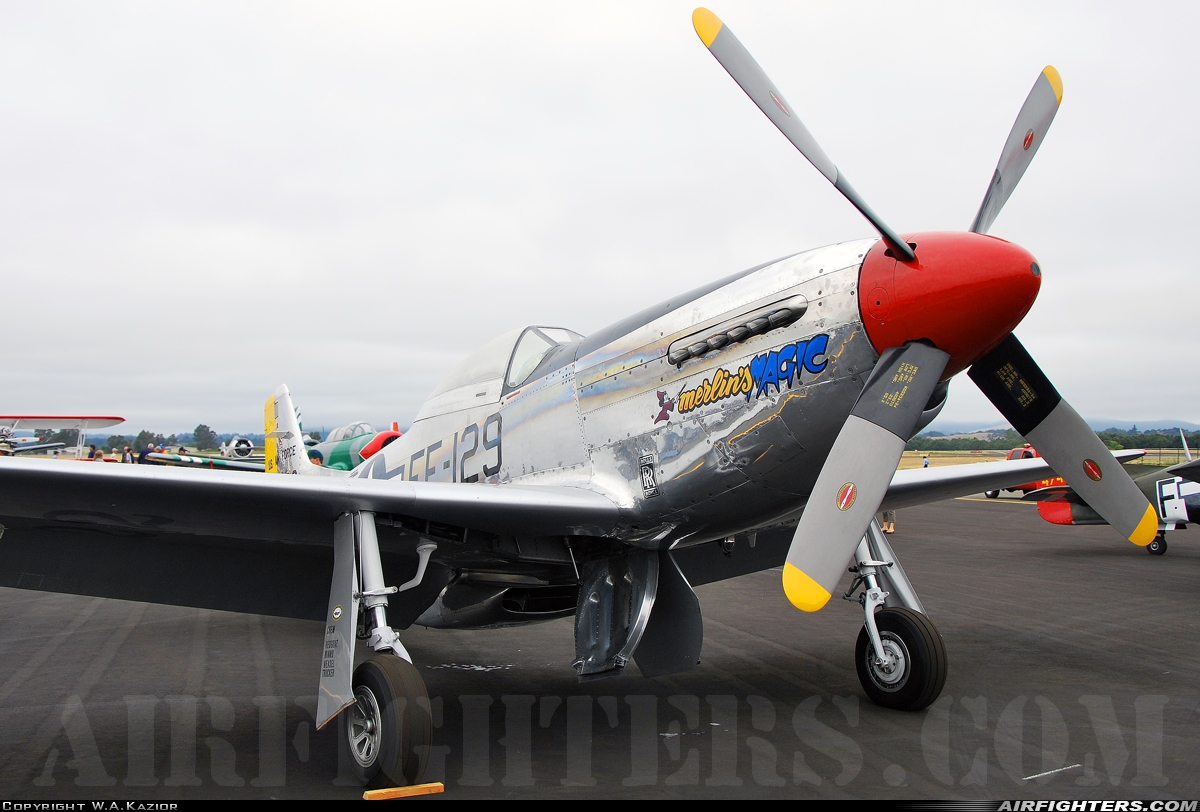 Private North American P-51D Mustang N151SE at Santa Rosa - Charles M. Schulz / Sonoma County (STS), USA