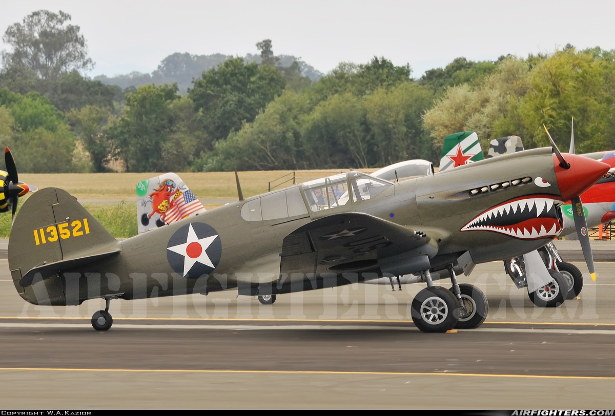 Private Curtiss P-40E Warhawk NX940AK at Santa Rosa - Charles M. Schulz / Sonoma County (STS), USA