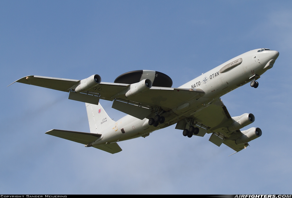 Luxembourg - NATO Boeing E-3A Sentry (707-300) LX-N90444 at Leeuwarden (LWR / EHLW), Netherlands