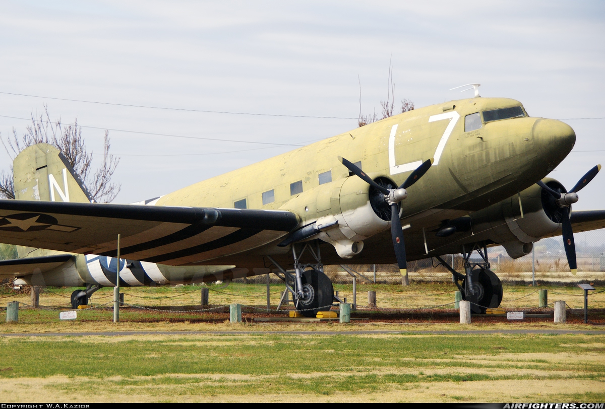 USA - Army Air Force Douglas C-47A Skytrain 43-15977 at Atwater (Merced) - Castle (AFB) (MER / KMER), USA