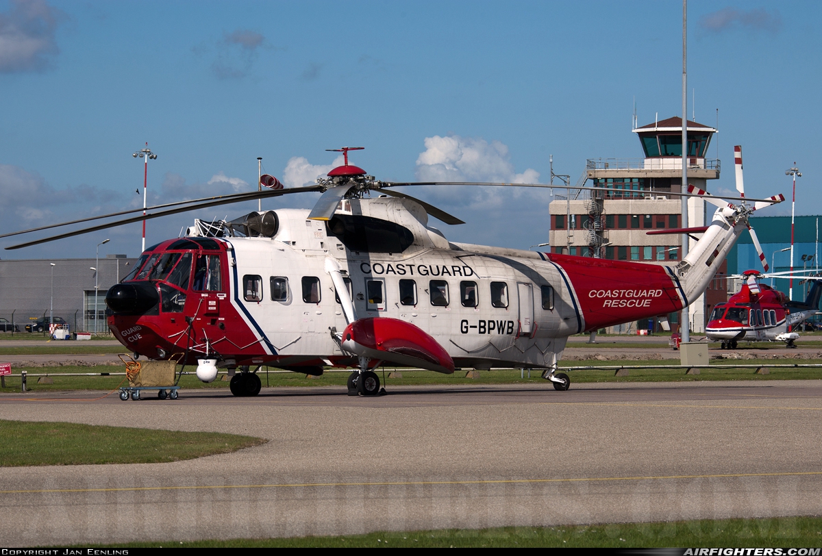 Netherlands - Coastguard Sikorsky S-61N Mk.II Sea King G-BPWB at Den Helder - De Kooy (DHR / EHKD), Netherlands