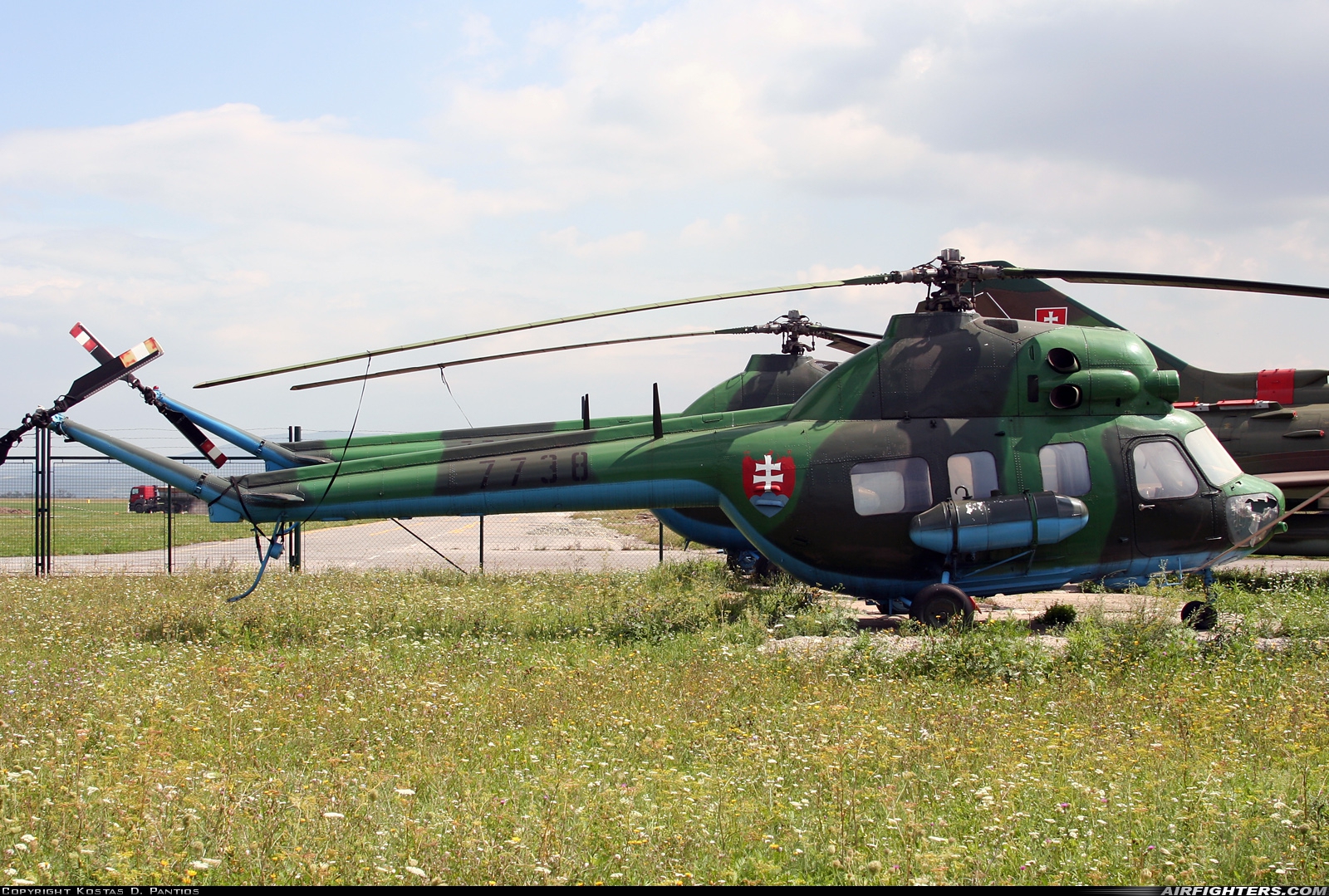 Slovakia - Air Force Mil Mi-2 7738 at Kosice (KSC / LZKZ), Slovakia