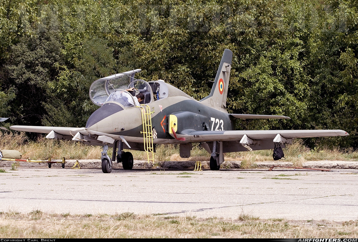 Romania - Air Force IAR-99C Soim 723 at Bacau (BCM / LRBC), Romania