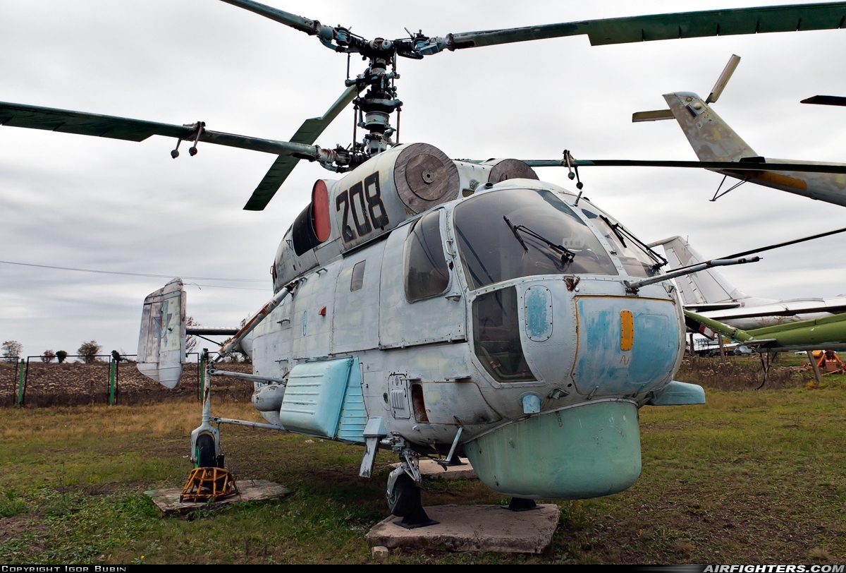 Ukraine - Navy Kamov Ka-27PL 208 BLACK at Lugansk - Ostraya Mogila (UKHO), Ukraine
