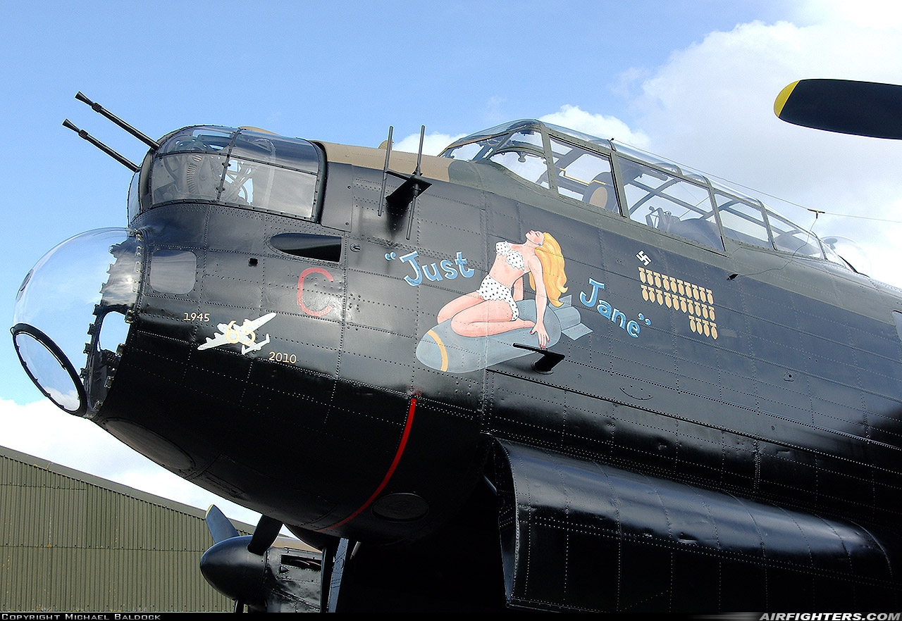Private Avro 683 Lancaster B.VII G-ASXX at East Kirkby, UK