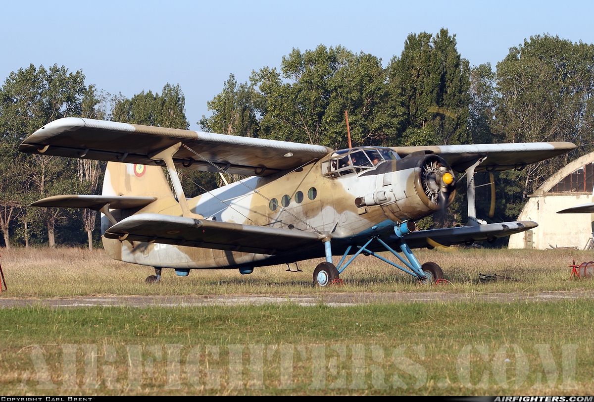 Romania - Air Force Antonov An-2T 58 at Boboc (LR80), Romania