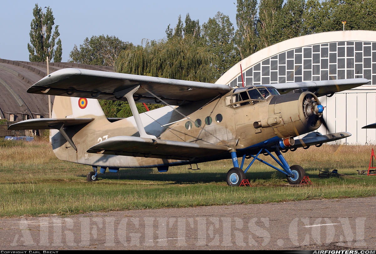 Romania - Air Force Antonov An-2R 37 at Boboc (LR80), Romania