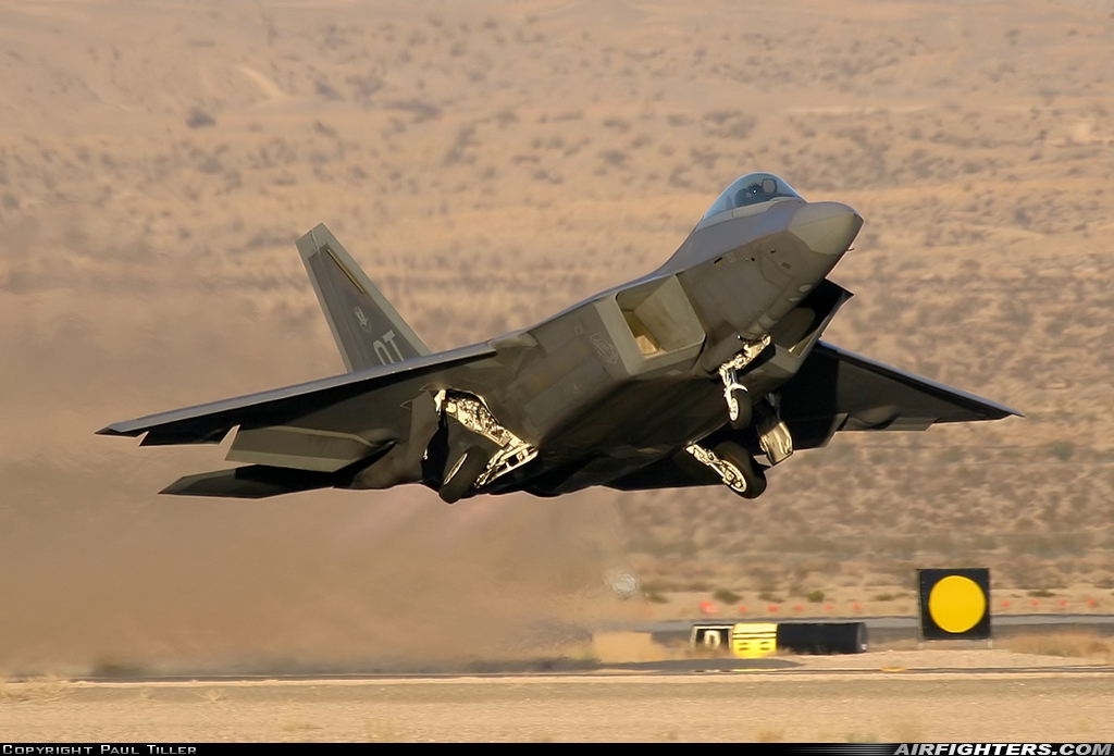 USA - Air Force Lockheed Martin F-22A Raptor 00-4017 at Las Vegas - Nellis AFB (LSV / KLSV), USA